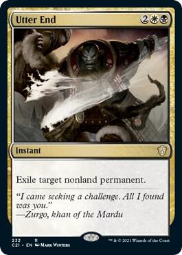 Utter End 232 Commander 2021 MTG R NM