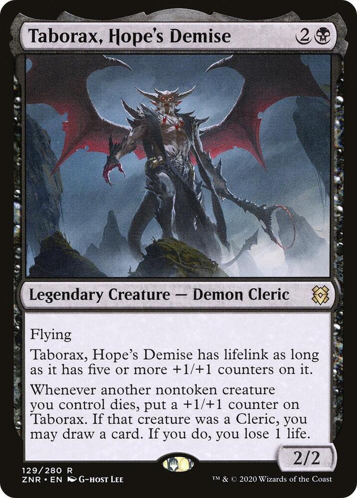 Taborax, Hope's Demise 129 Zendikar Rising MTG R NM