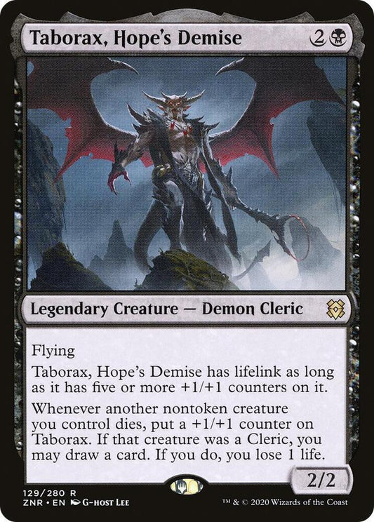 Taborax, Hope's Demise 129 Zendikar Rising MTG R NM