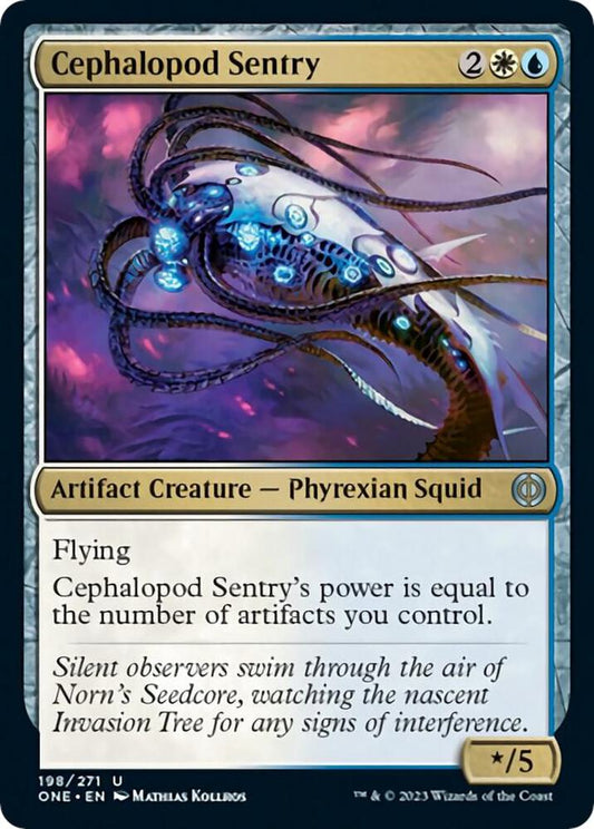 Cephalopod Sentry 198 Phyrexia: All Will Be One MTG UC NM