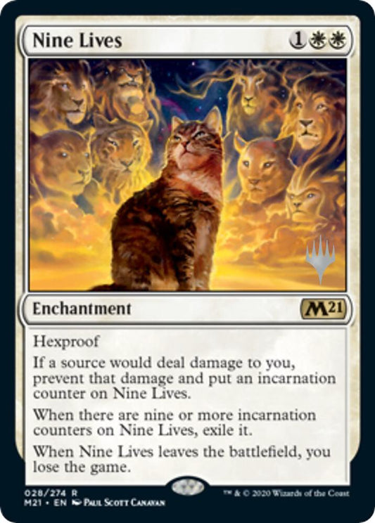 Nine Lives 28 Promo Pack: Core Set 2021 MTG P NM