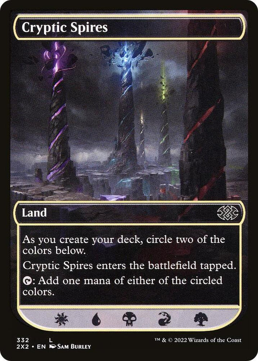 Cryptic Spires 332 Double Masters 2022 MTG Land NM