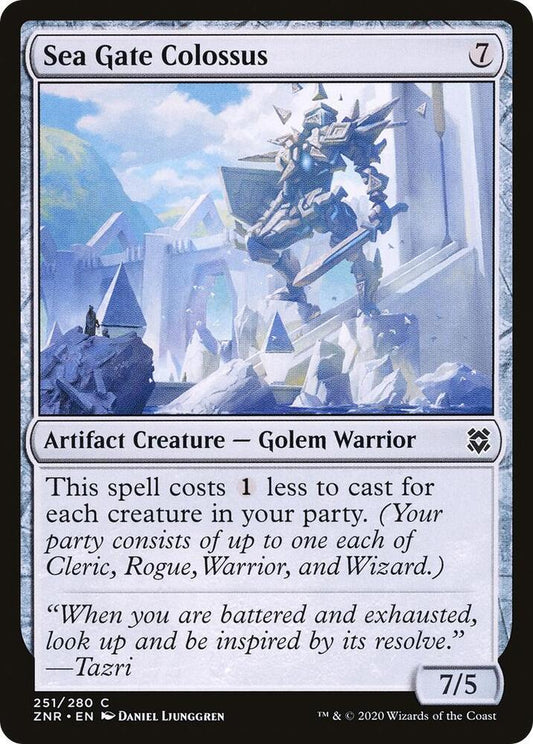 Sea Gate Colossus 251 Zendikar Rising MTG C NM