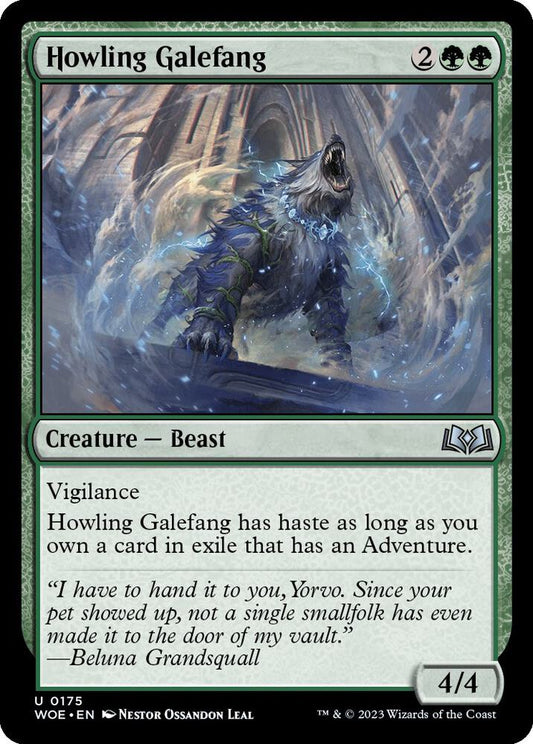 Howling Galefang 175 Wilds of Eldraine MTG UC NM