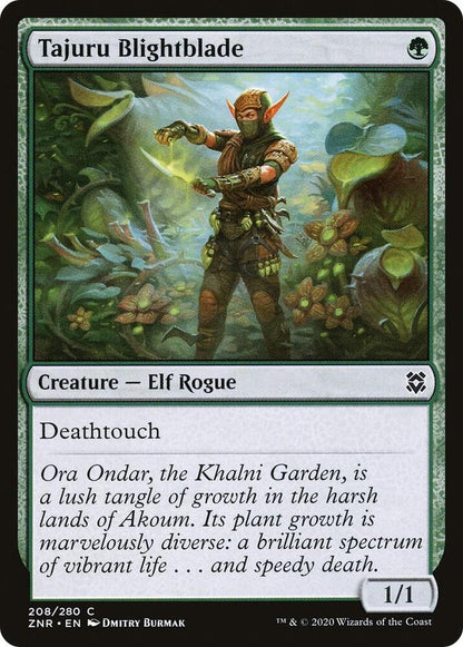 Tajuru Blightblade 208 Zendikar Rising MTG C NM