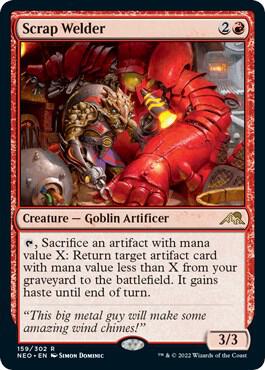 Scrap Welder 159 Kamigawa: Neon Dynasty MTG R NM