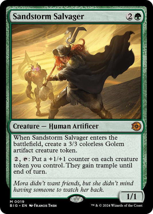 Sandstorm Salvager 19 Outlaws of Thunder Junction: The Big Score MTG Mythic NM