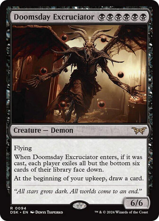 Doomsday Excruciator 94 Duskmourn: House of Horror MTG R NM