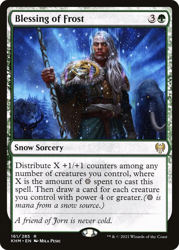 Blessing of Frost 161 Kaldheim MTG R NM
