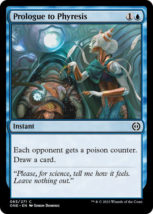 Prologue to Phyresis 65 Phyrexia: All Will Be One MTG C NM