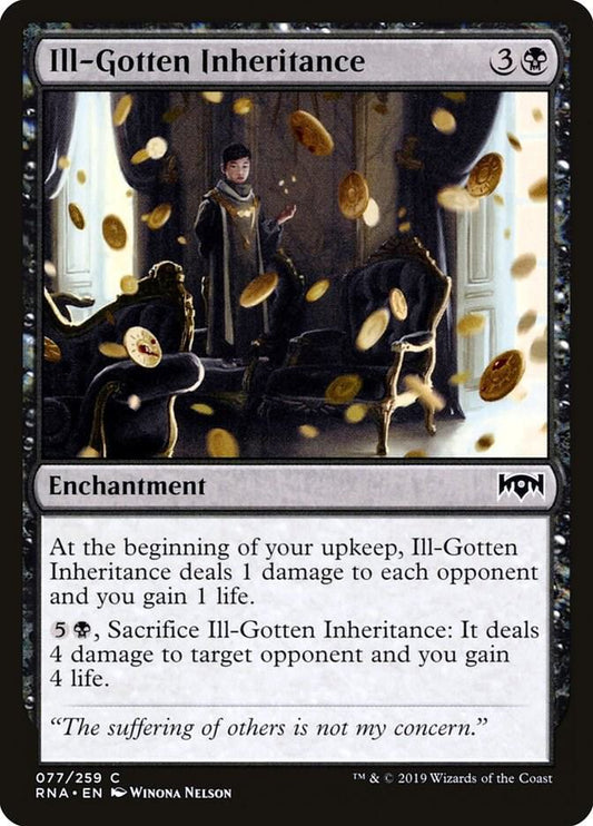 Ill-Gotten Inheritance 77 Ravnica Allegiance MTG C NM