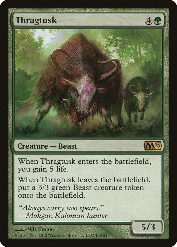 Thragtusk 193 Magic 2013 (M13) MTG R NM
