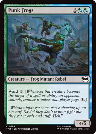 Punk Frogs 0164 Teenage Mutant Ninja Turtles MTG C NM
