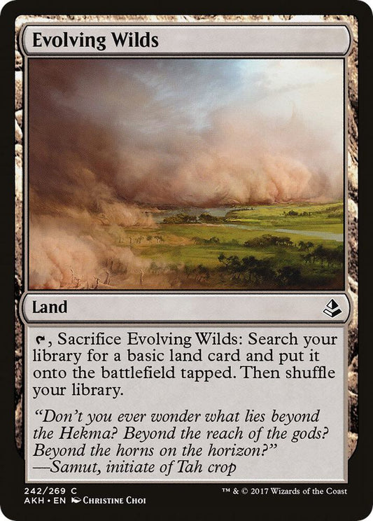 Evolving Wilds 242 Amonkhet MTG C Foil NM