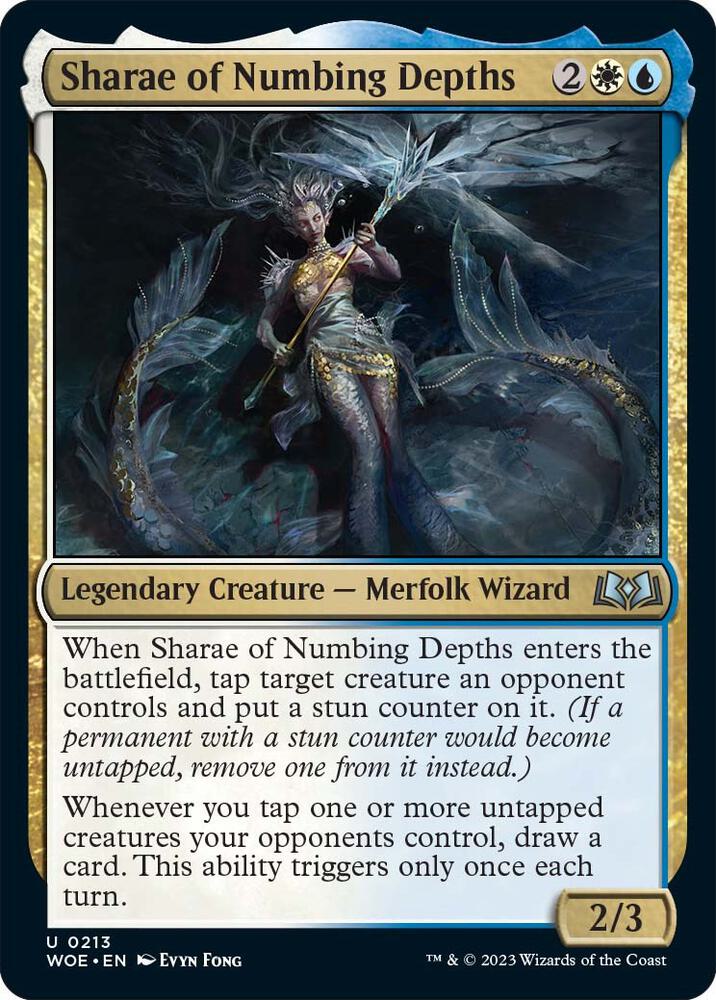Sharae of Numbing Depths 213 Wilds of Eldraine MTG UC NM