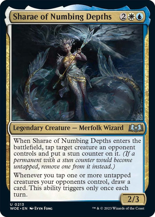 Sharae of Numbing Depths 213 Wilds of Eldraine MTG UC NM