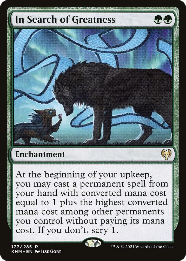 In Search of Greatness 177 Kaldheim MTG R NM