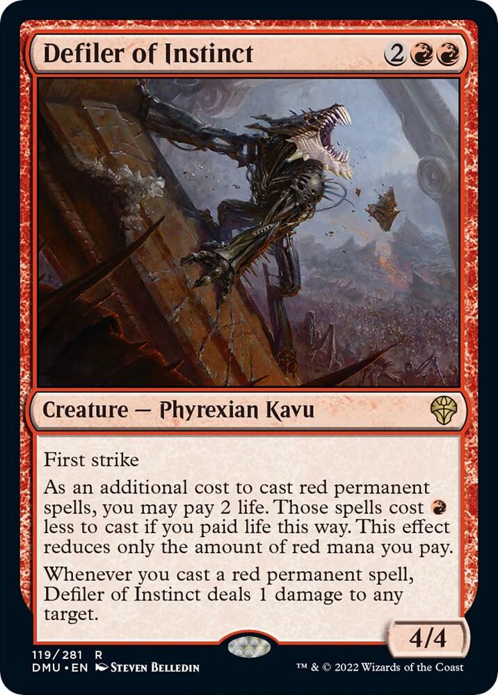 Defiler of Instinct 119 Dominaria United MTG R NM