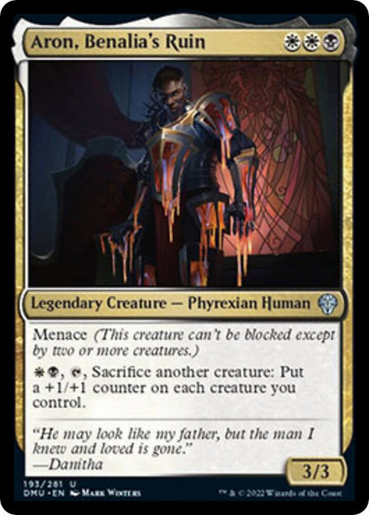 Aron, Benalia's Ruin 193 Dominaria United MTG UC NM