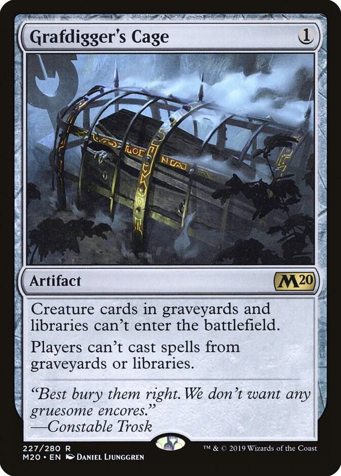 Grafdigger's Cage 227 Core Set 2020 MTG R NM