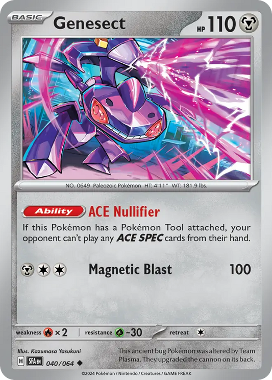 Genesect 040/064 Shrouded Fable Pokemon UC NM