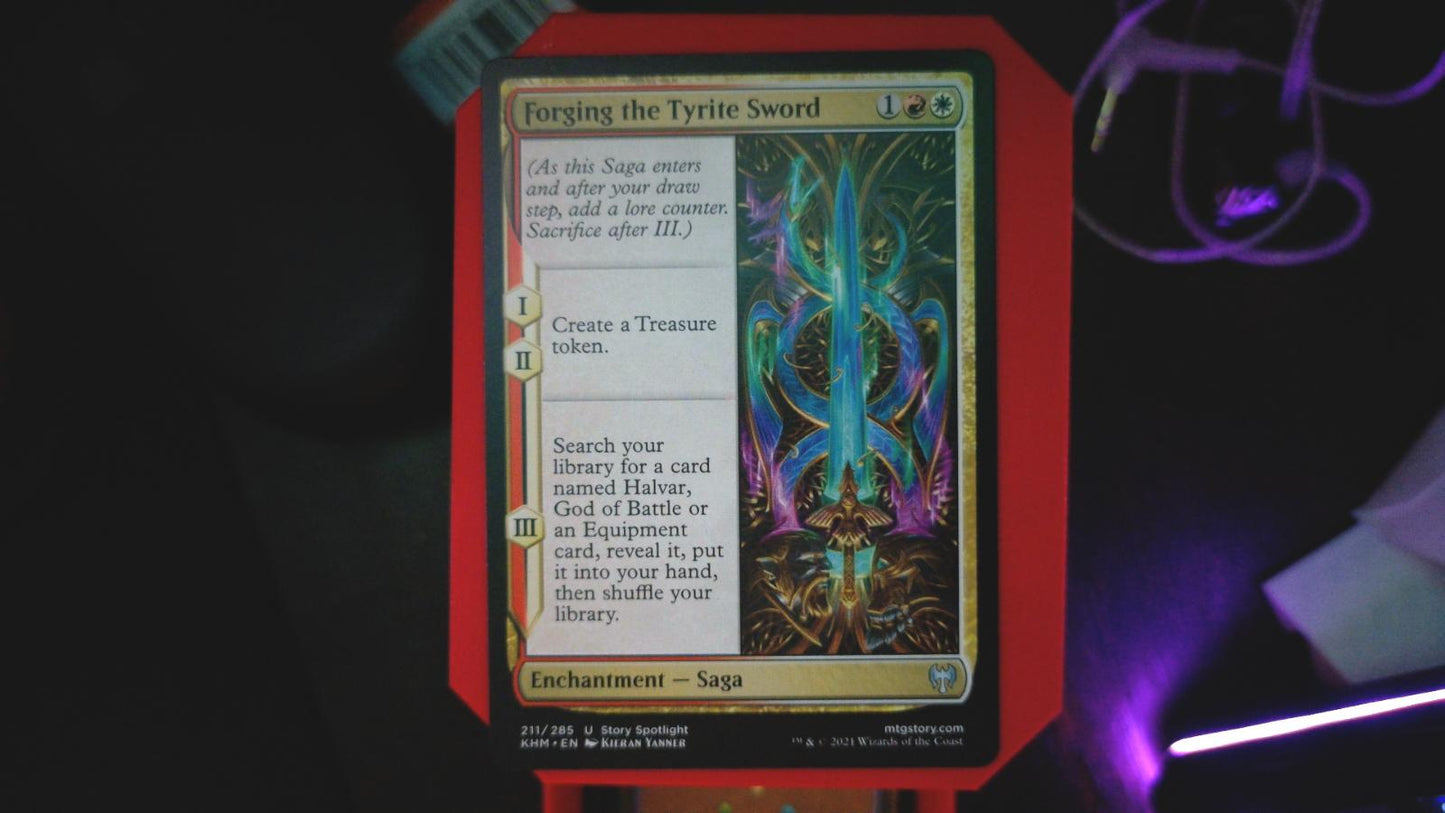 Forging the Tyrite Sword 211 Kaldheim MTG UC NM