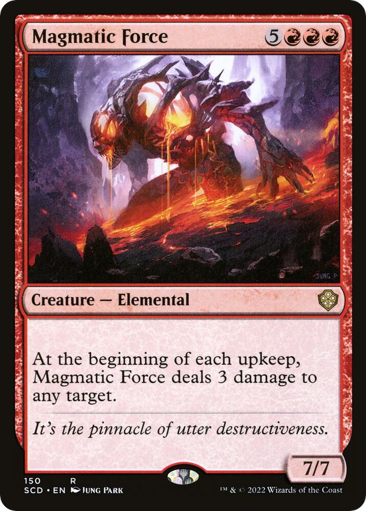 Magmatic Force 150 Starter Commander Decks MTG R NM