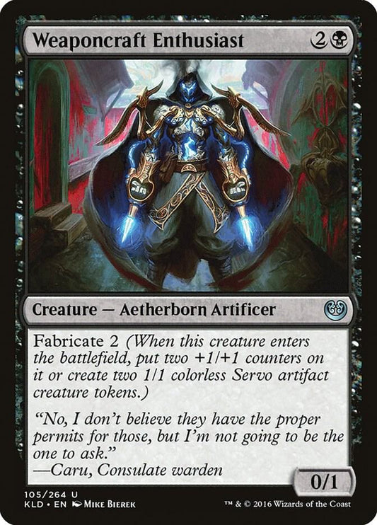 Weaponcraft Enthusiast 105 Kaladesh MTG UC NM