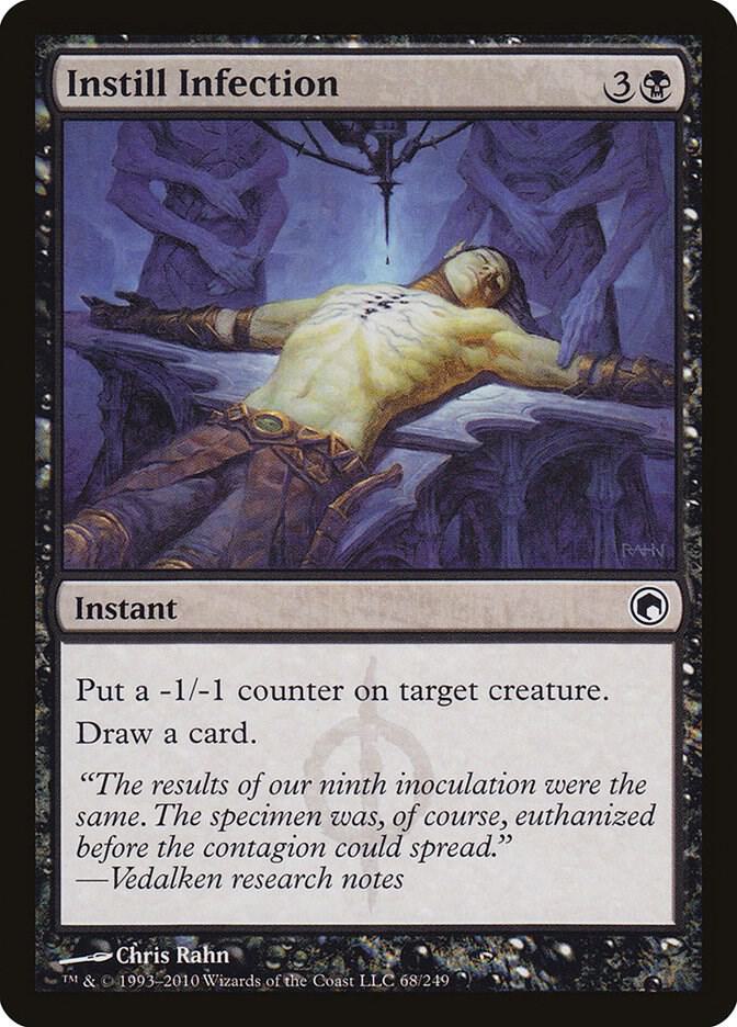 Instill Infection 68 Scars of Mirrodin MTG C NM
