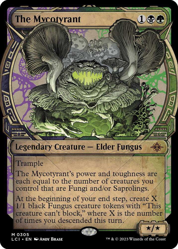 The Mycotyrant (Showcase) 305 The Lost Caverns of Ixalan MTG Mythic NM