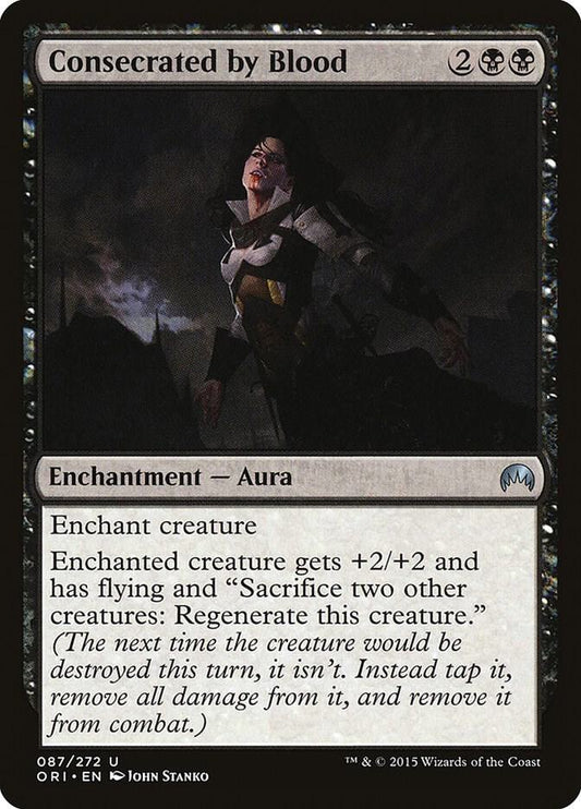Consecrated by Blood 87 Magic Origins MTG UC LP