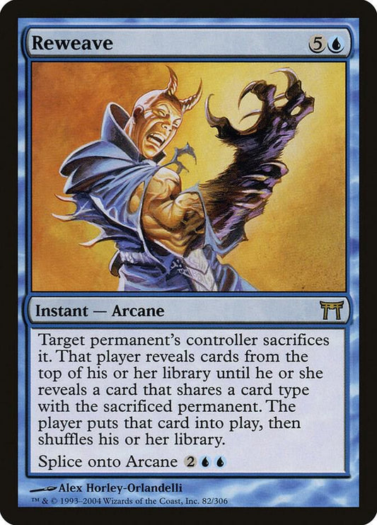 Reweave 82 Champions of Kamigawa MTG R LP