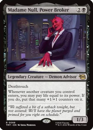 Madame Null, Power Broker 0066 Teenage Mutant Ninja Turtles MTG R NM