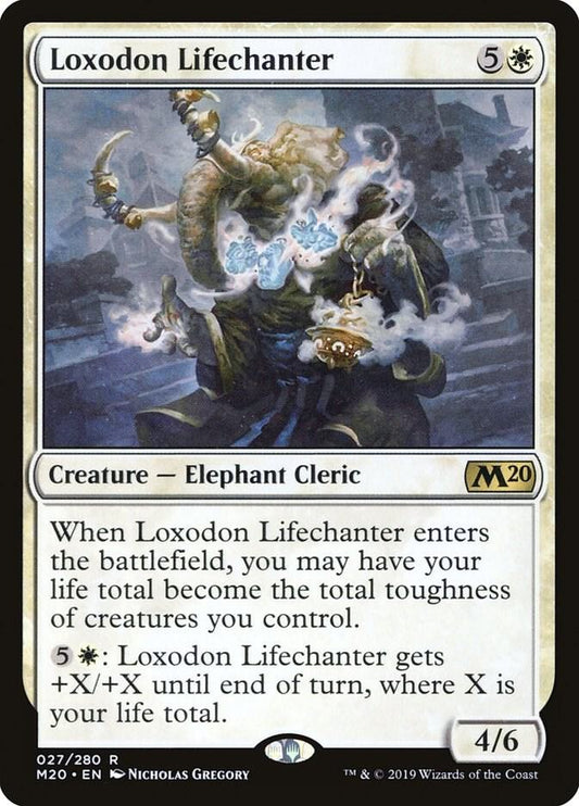 Loxodon Lifechanter 27 Core Set 2020 MTG R NM