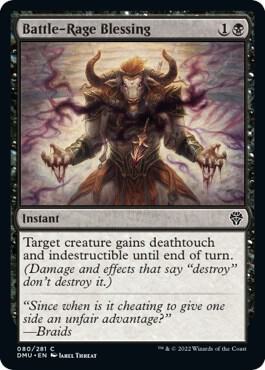 Battle-Rage Blessing 80 Dominaria United MTG C NM