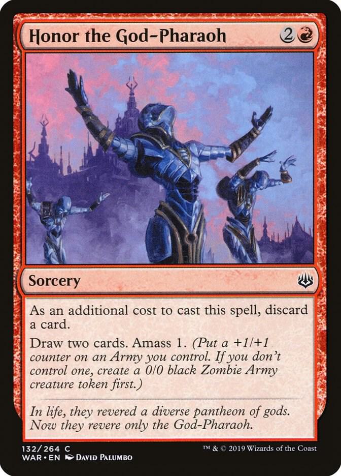 Honor the God-Pharaoh 132 War of the Spark MTG C NM