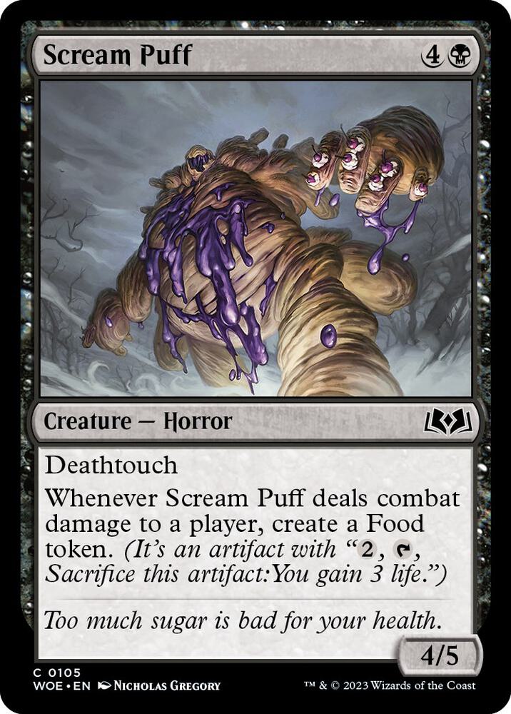 Scream Puff 105 Wilds of Eldraine MTG C NM