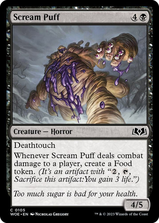 Scream Puff 105 Wilds of Eldraine MTG C NM