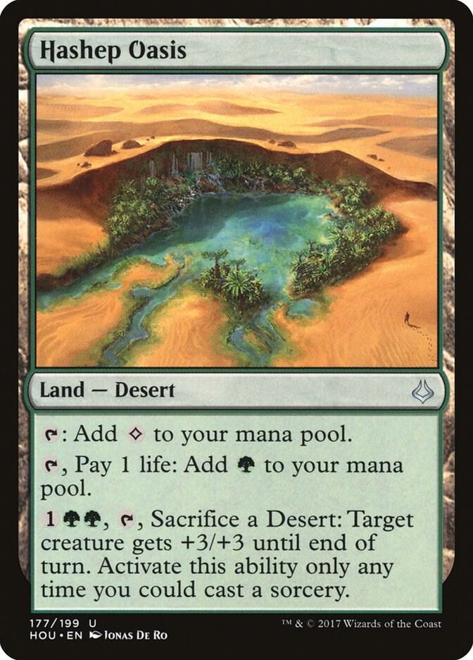 Hashep Oasis 177 Hour of Devastation MTG UC NM