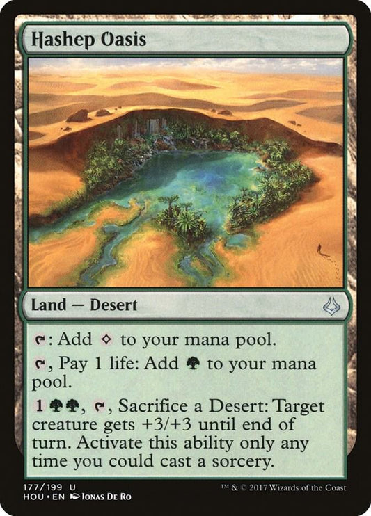 Hashep Oasis 177 Hour of Devastation MTG UC NM
