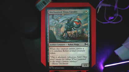 Mechanized Ninja Cavalry 0156 Teenage Mutant Ninja Turtles MTG C NM