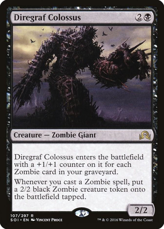 Diregraf Colossus 107 Shadows over Innistrad MTG R NM