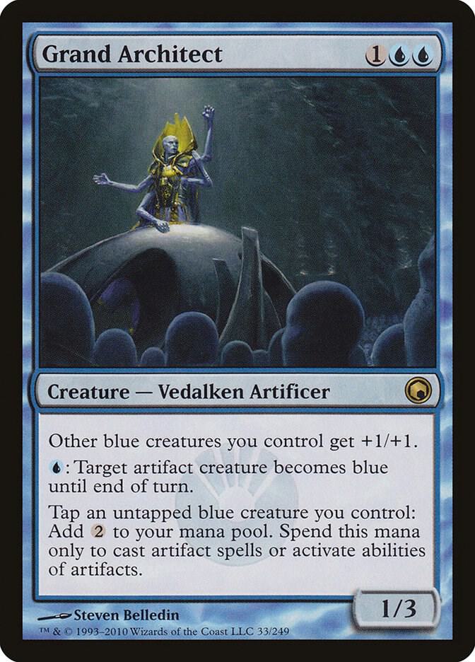 Grand Architect 33 Scars of Mirrodin MTG R LP