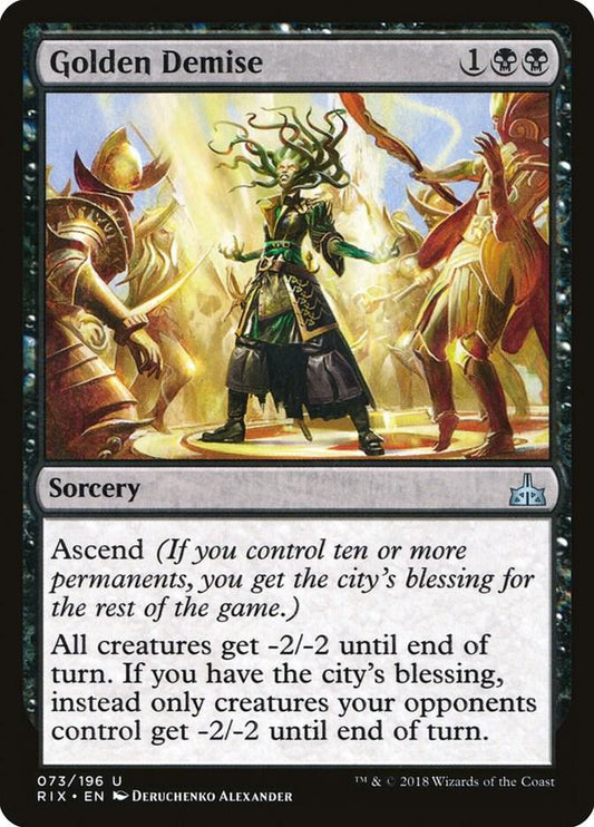 Golden Demise 73 Rivals of Ixalan MTG UC LP