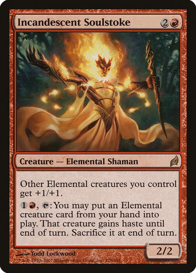 Incandescent Soulstoke 178 Lorwyn MTG R MP