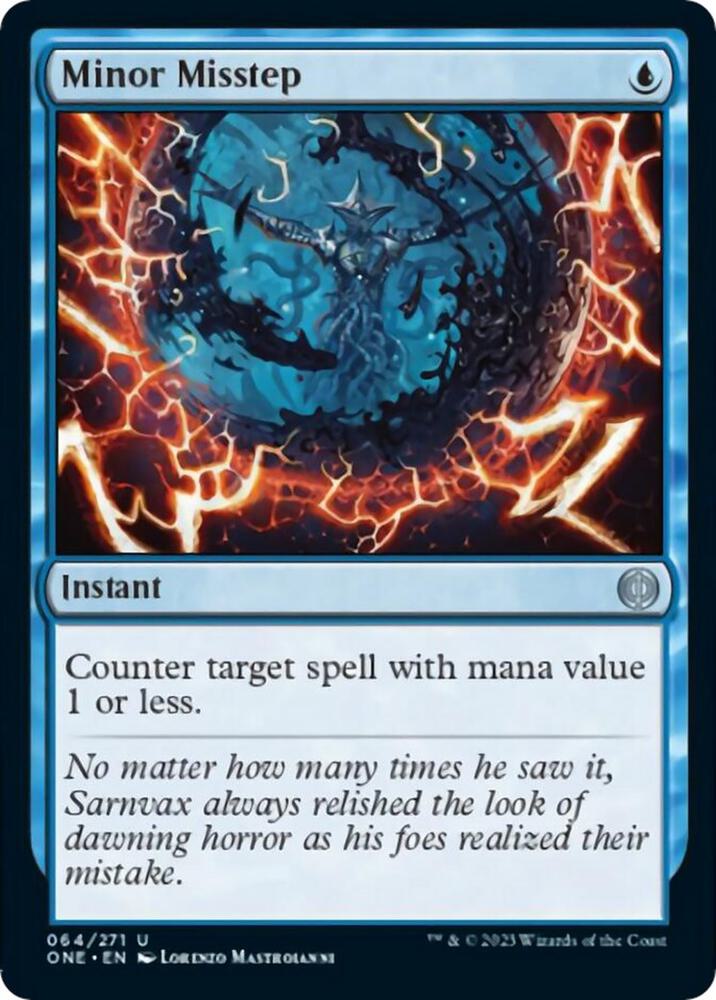 Minor Misstep 64 Phyrexia: All Will Be One MTG UC NM