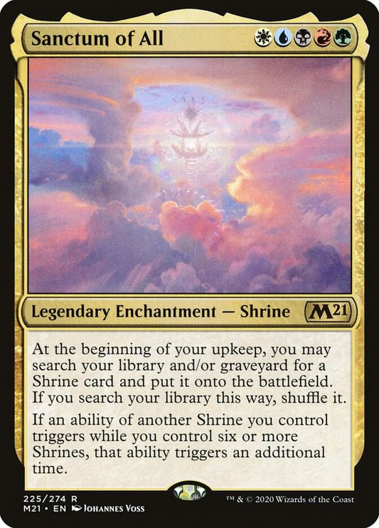 Sanctum of All 225 Core Set 2021 MTG R NM