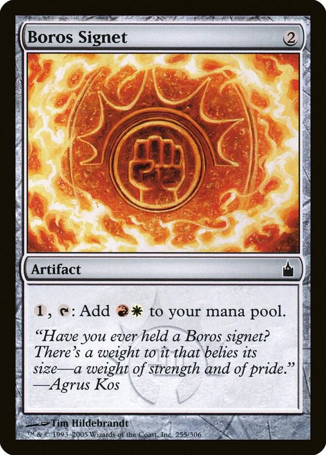 Boros Signet 255 Ravnica: City of Guilds MTG C LP