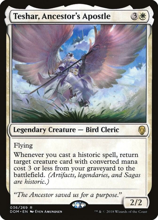 Teshar, Ancestor's Apostle 36 Dominaria MTG R NM