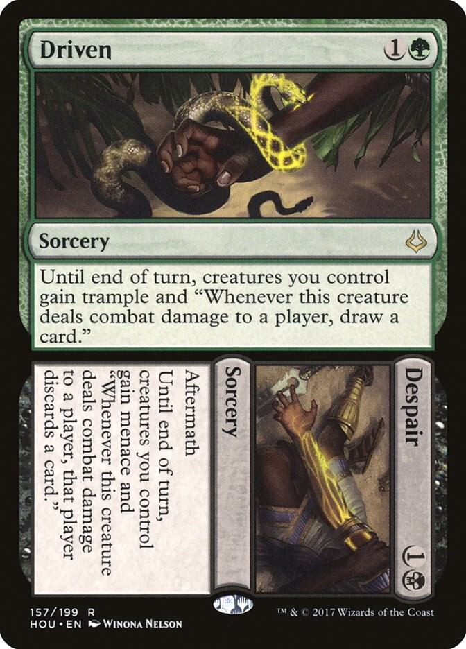 Driven // Despair 157 Hour of Devastation MTG R NM